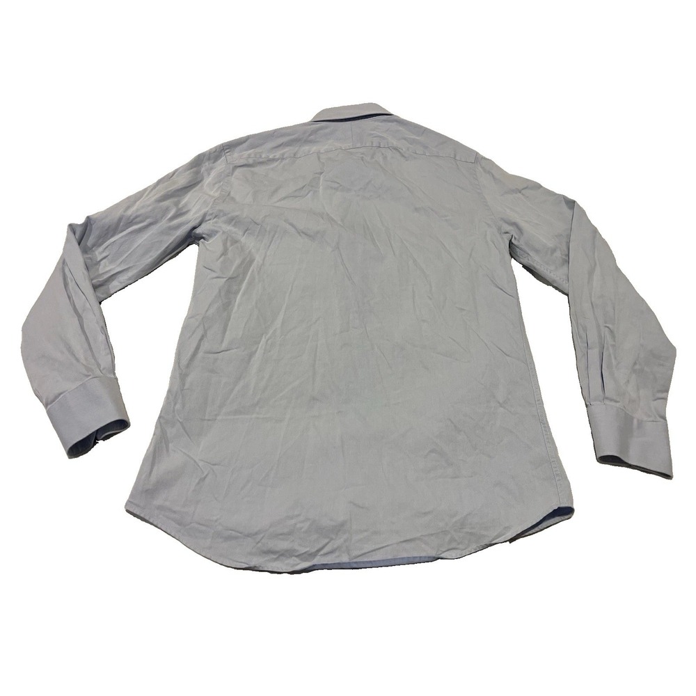 Suit Supply Cotton Two Ply Light Blue Dress Shirt Tessitura Monti Size 38 15 - Picture 8 of 8